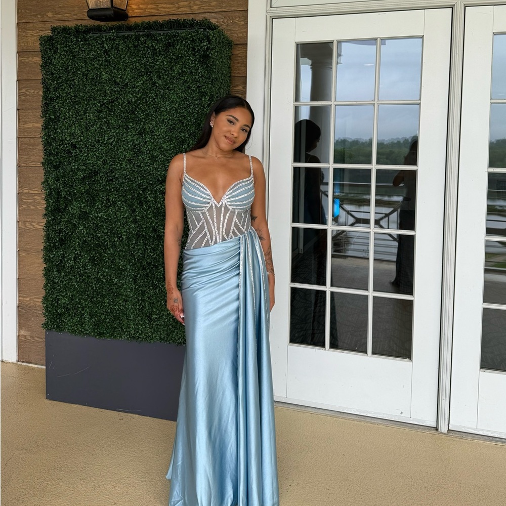 Blue formal dress